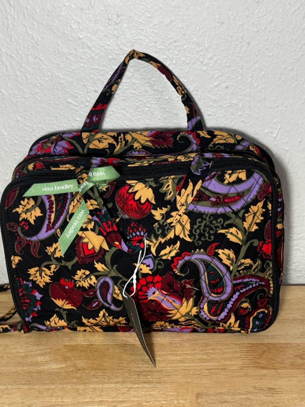 Vera Bradley Ultimate Travel Case in Midnight Garden Paisley NWT